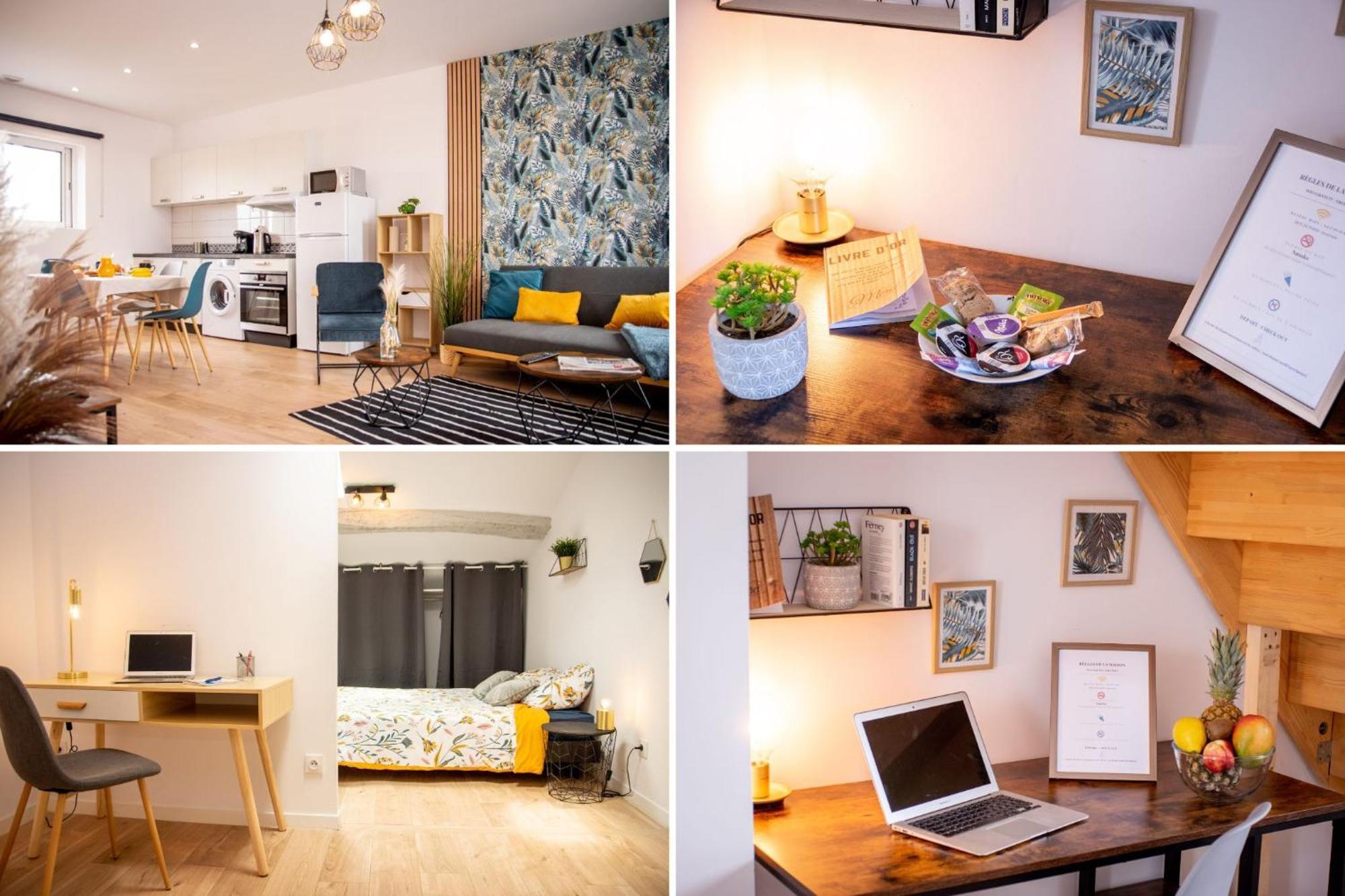 Duplex Cocoon - 10 Min De Blaye - 20 Min Cnpe - Wifi - Tv Hd Lägenhet Saint-Seurin-de-Cursac Exteriör bild